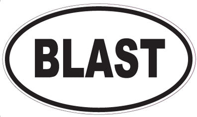 BLAST - Oval Magnet