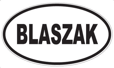 BLASZAK - Oval Magnet