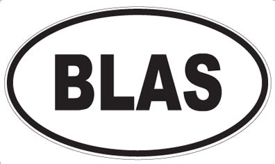BLAS - Oval Magnet