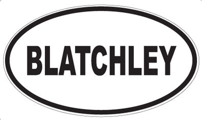 BLATCHLEY - Oval Magnet