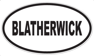 BLATHERWICK - Oval Magnet