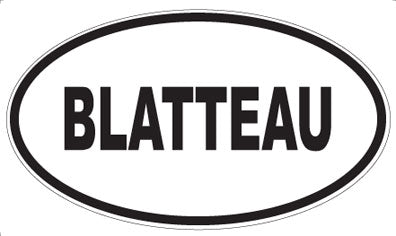 BLATTEAU - Oval Magnet