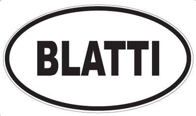 BLATTI - Oval Magnet