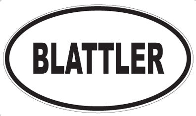 BLATTLER - Oval Magnet