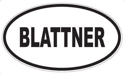 BLATTNER - Oval Magnet