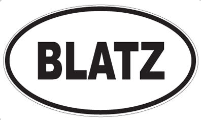 BLATZ - Oval Magnet