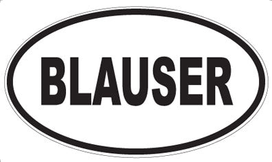 BLAUSER - Oval Magnet