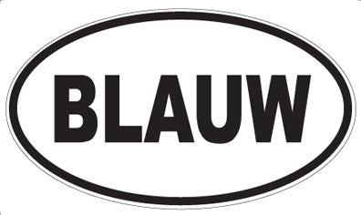 BLAUW - Oval Magnet
