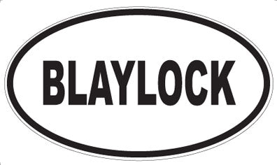 BLAYLOCK - Oval Magnet