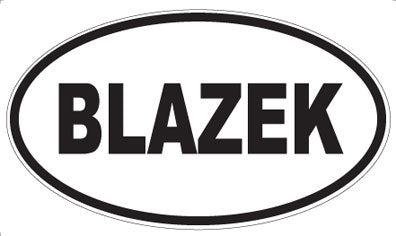 BLAZEK - Oval Magnet