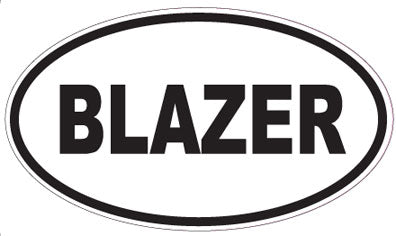 BLAZER - Oval Sticker