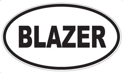 BLAZER - Oval Magnet