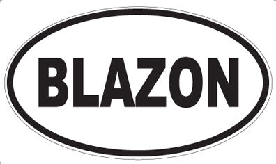 BLAZON - Oval Magnet