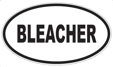 BLEACHER - Oval Magnet