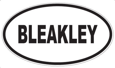 BLEAKLEY - Oval Magnet