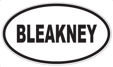 BLEAKNEY - Oval Magnet