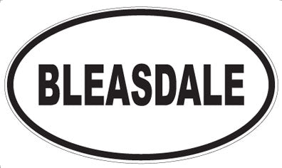 BLEASDALE - Oval Magnet