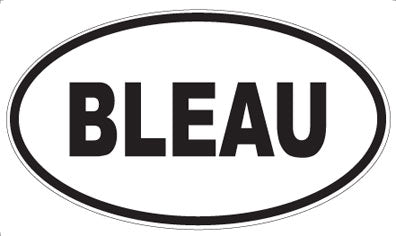 BLEAU - Oval Magnet