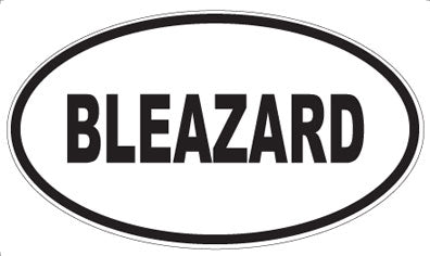 BLEAZARD - Oval Magnet