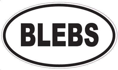 BLEBS - Oval Magnet