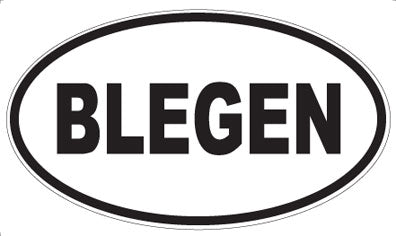 BLEGEN - Oval Magnet