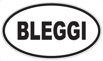 BLEGGI - Oval Magnet
