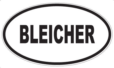 BLEICHER - Oval Magnet