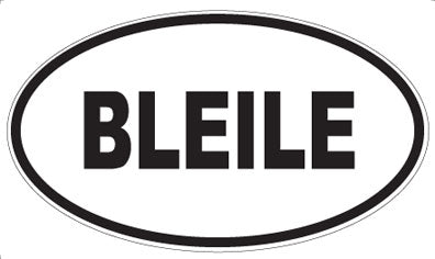BLEILE - Oval Magnet