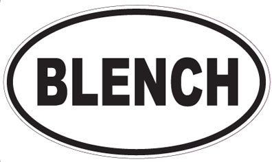 BLENCH - Oval Sticker