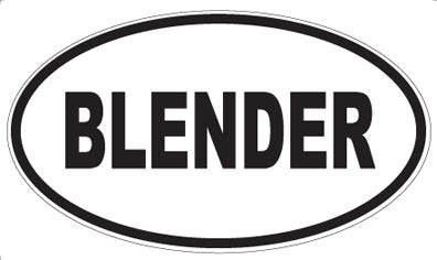 BLENDER - Oval Magnet
