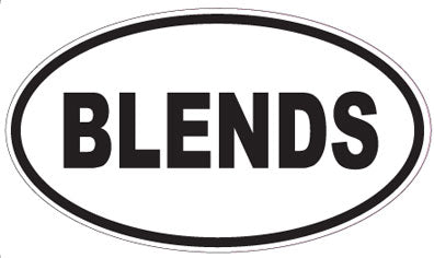 BLENDS - Oval Sticker