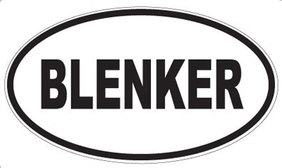 BLENKER - Oval Magnet