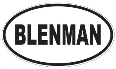BLENMAN - Oval Magnet