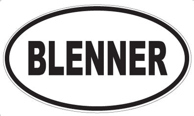 BLENNER - Oval Magnet