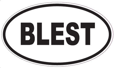BLEST - Oval Magnet