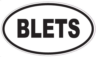 BLETS - Oval Sticker