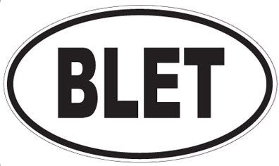 BLET - Oval Sticker
