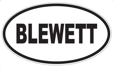 BLEWETT - Oval Magnet