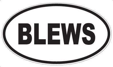 BLEWS - Oval Magnet
