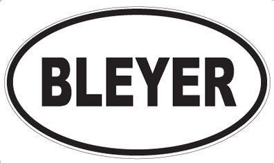 BLEYER - Oval Magnet