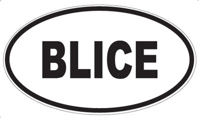 BLICE - Oval Magnet