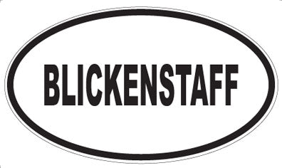 BLICKENSTAFF - Oval Magnet
