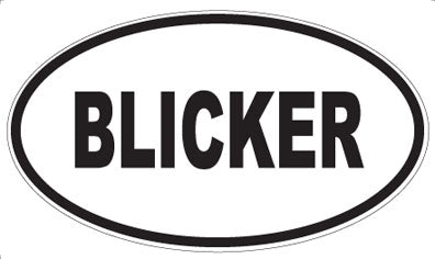 BLICKER - Oval Magnet