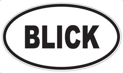 BLICK - Oval Magnet