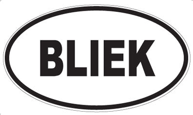 BLIEK - Oval Magnet