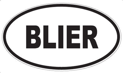 BLIER - Oval Magnet