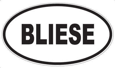 BLIESE - Oval Magnet