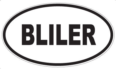 BLILER - Oval Magnet