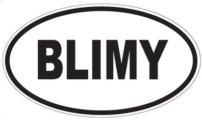 BLIMY - Oval Magnet