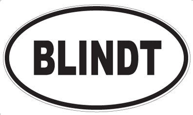 BLINDT - Oval Magnet